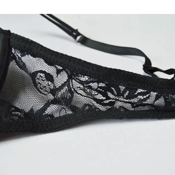 NWT PushUp Bra Padded Flora Lace Underwear b.temptd 32C brand new - Picture 8 of 9